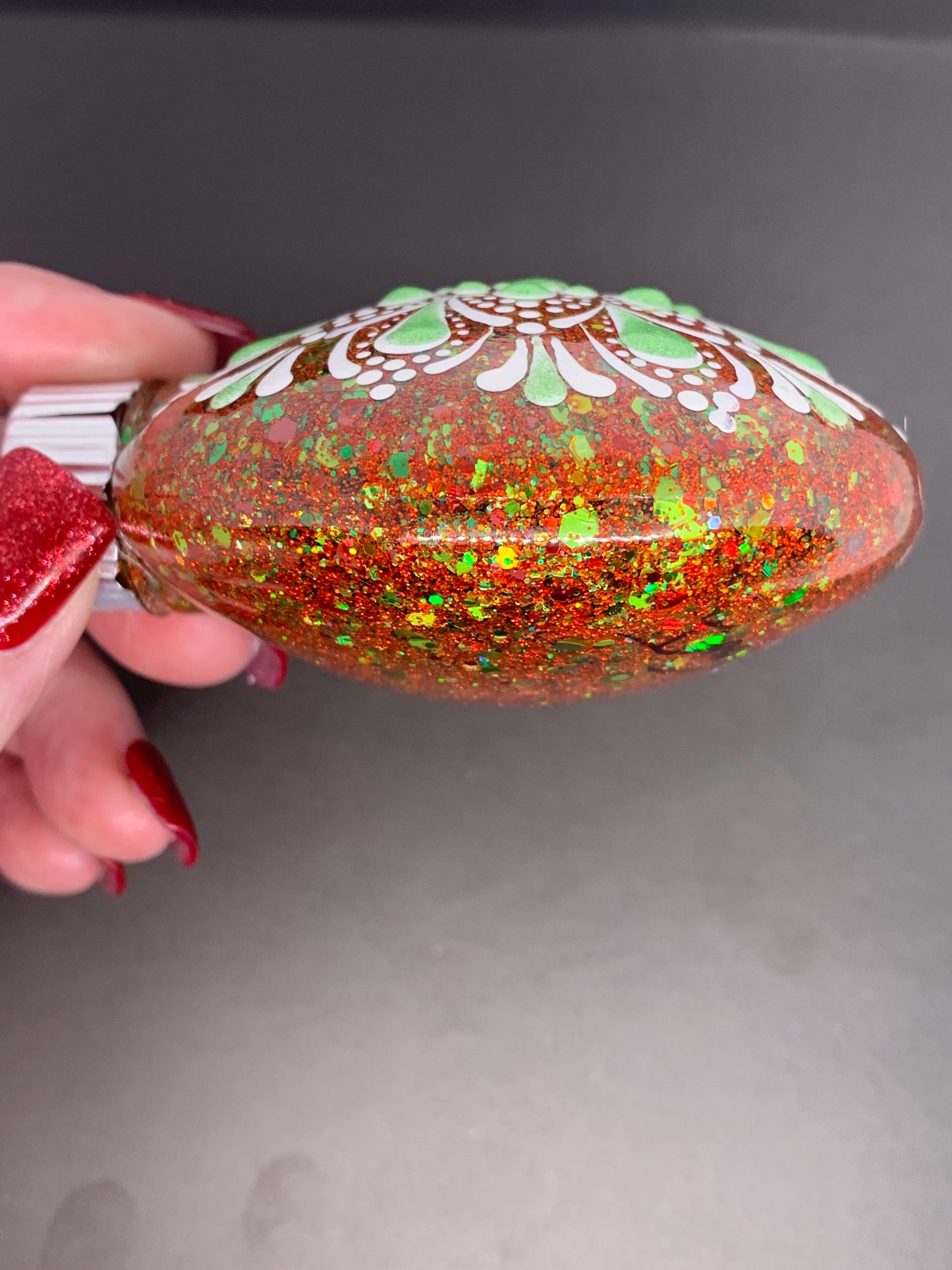 Christmas Ornament -Red & Green/ Red