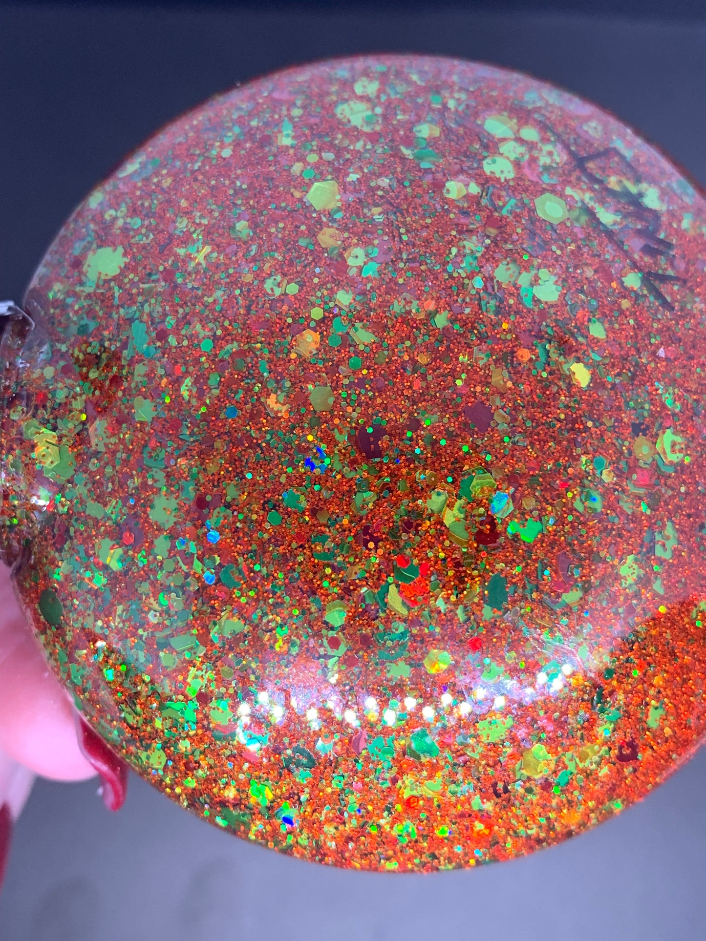 Christmas Ornament -Red & Green/ Red